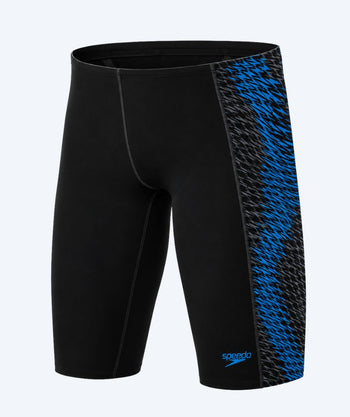 Speedo lange Badehose für Herren - Endurance Max Tech Pannel - Schwarz/dunkelblau
