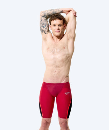 Speedo Wettkampf Badehose für Herren - LZR Pure Intent 2.0 - Dunkelrot/schwarz