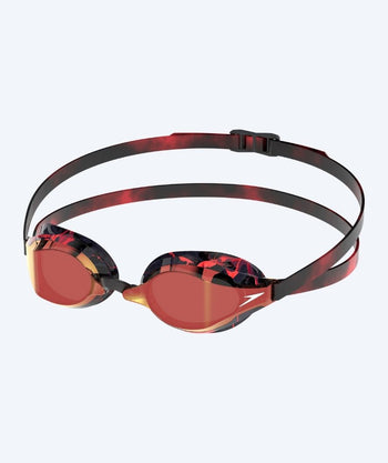 Speedo Elite Schwimmbrillen - Fastskin Speedsocket 2 Mirror - Schwarz/rot (Limited 2026)