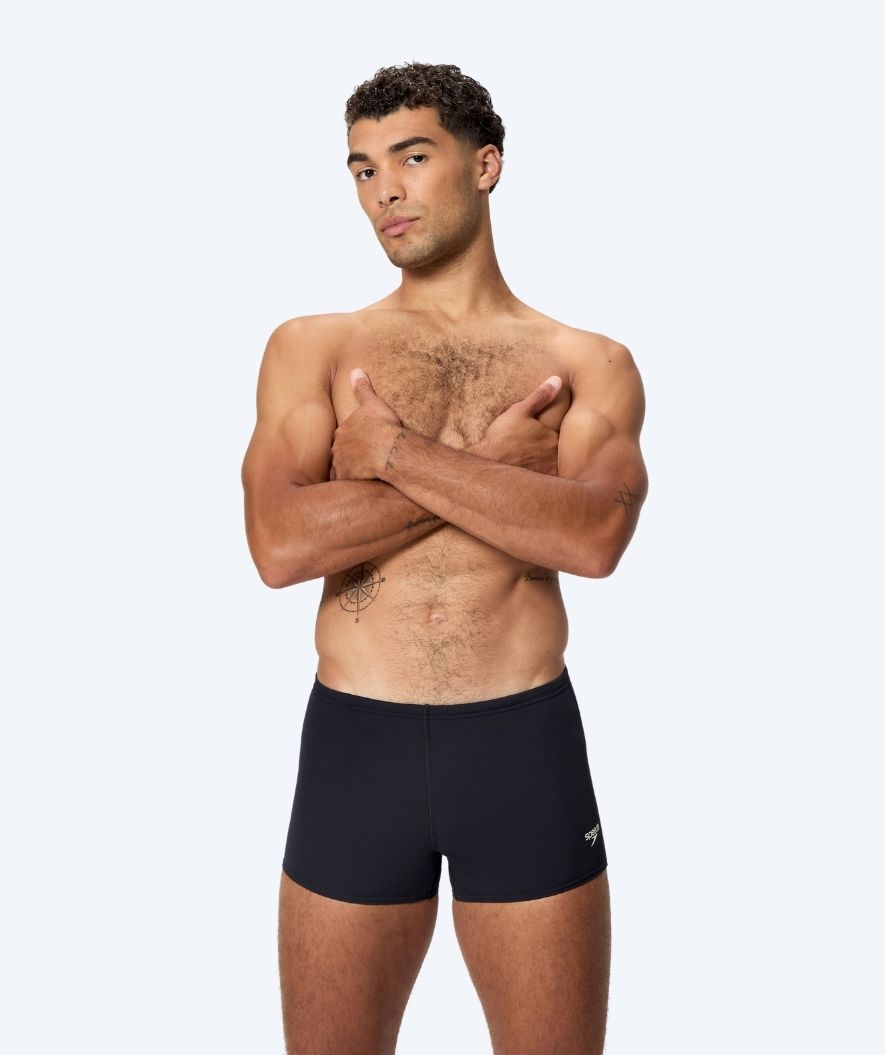 Speedo Aquashorts für Herren - Endurance Logo - Schwarz