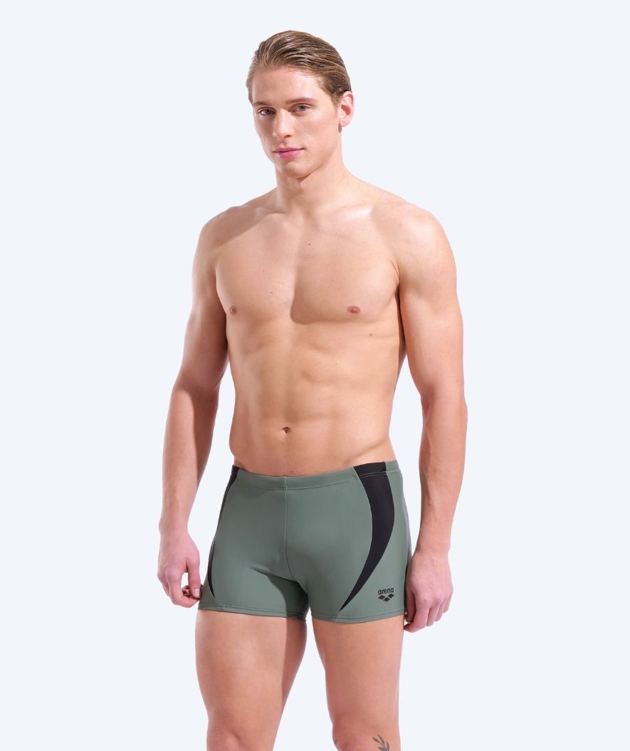 Arena Trunks für Herren - Kikko Panel - Grün/schwarz