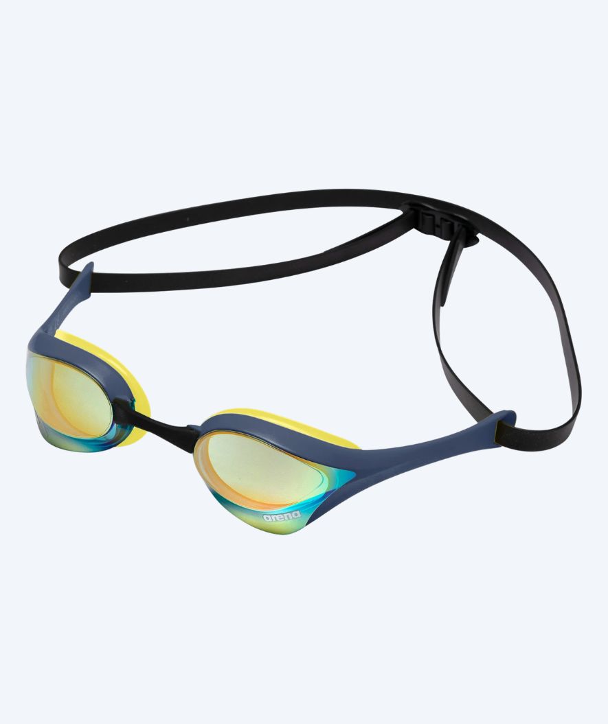Arena Elite Schwimmbrillen - Cobra Ultra SWIPE Mirror - Gold/dunkelblau (Limited 2026)