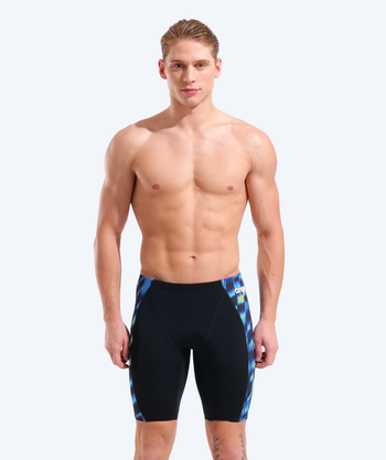 Arena lange Badehose für Herren - Wave Swim - Schwarz/mehrfarbig (Limited 2026)
