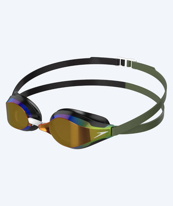 Speedo Elite Schwimmbrillen - Fastskin Speedsocket 2 Mirror - Grün/schwarz