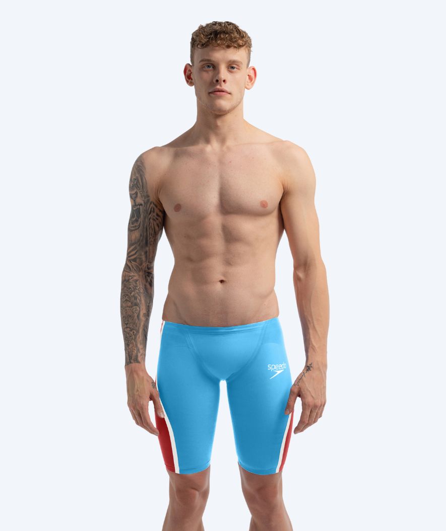 Speedo konkurrence badebukser til mænd - LZR Pure Intent 2.0 - Blå/rød