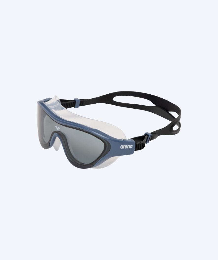 Arena Schwimmmaske - The One - Donkerblau/Schwarz (Smoke Scheiben)