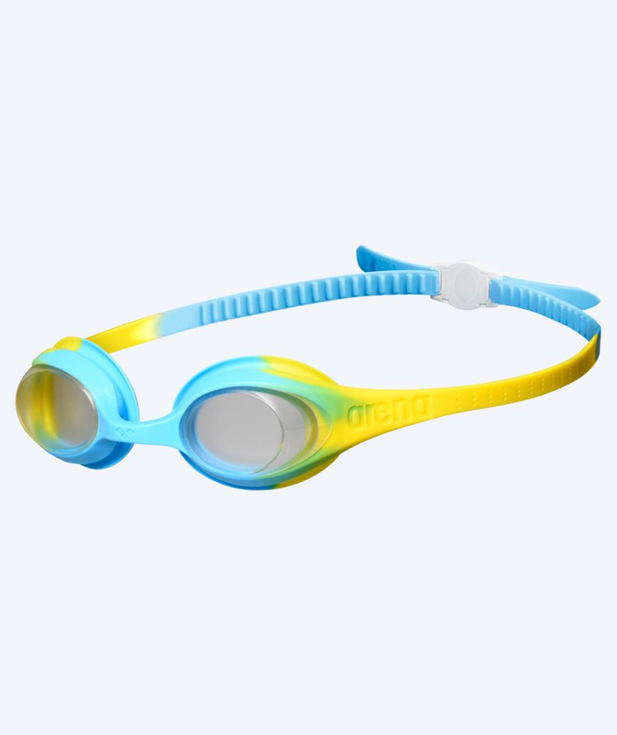 Arena Schwimmbrille für Kinder (2-5) - Spider - Gelb/klar