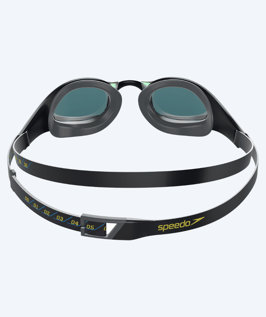 Speedo Elite Schwimmbrillen - Fastskin Pure Focus Mirror - Grau/gold (Mirror Scheiben)