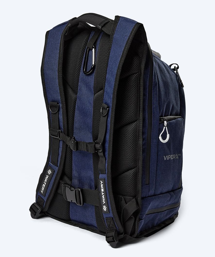 Watery Schwimmrucksack - Viper Elite 45L - Donkerblau/Weiß