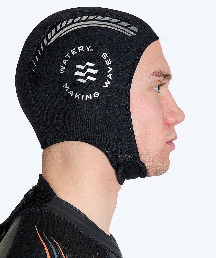 Watery Neoprenhaube - Reptile (3mm) - Schwarz