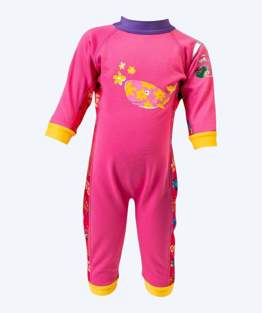 Konfidence Neoprenanzug für Babys - SplashyTM - Hellrosa/Gelb