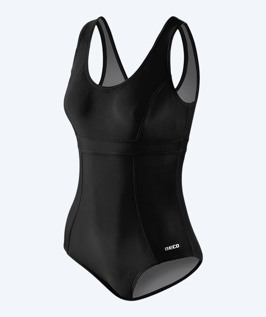 Beco Badeanzug mit Stützträgern für Damen - Beach Babe - Schwarz