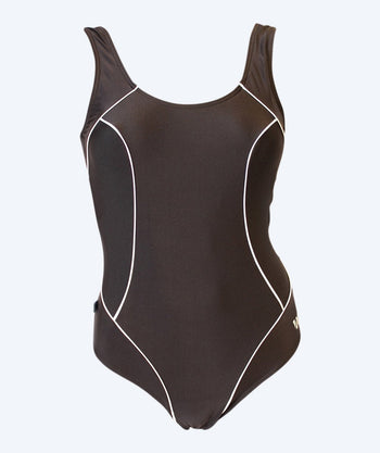 Mirou Badeanzug für Damen in Plus Size - Classic 241s - Schwarz/weiß