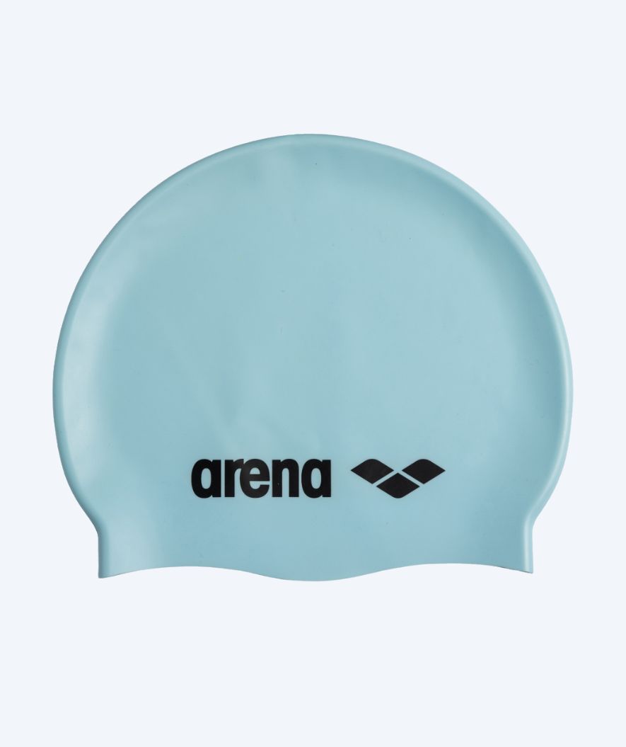 Arena Badekappe - Classic Silicone - Hellblau/Schwarz