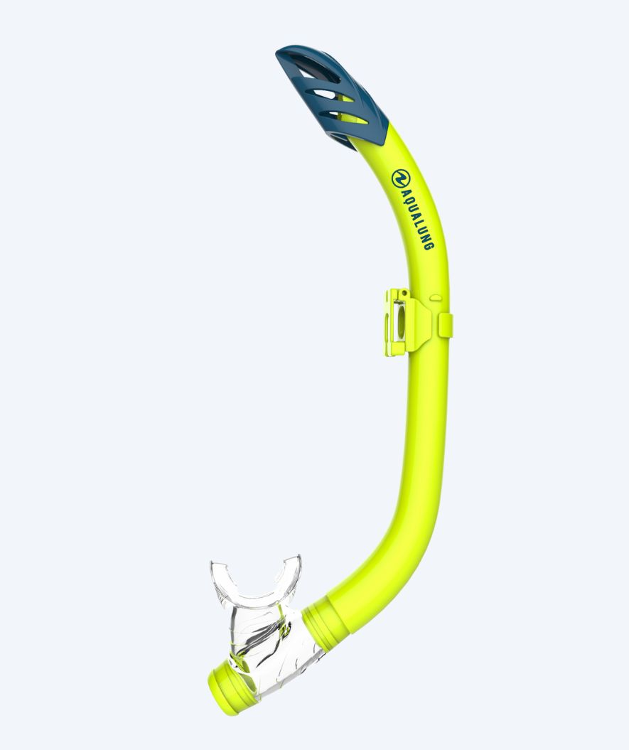 Aqualung Schnorchel für Erwachsene - Pike - Gelb/petrol