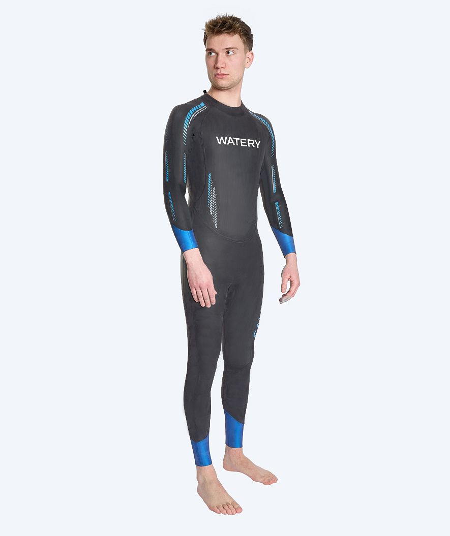 Watery Neoprenanzug für Herren - Calder Rapid - Schwarz/Blau