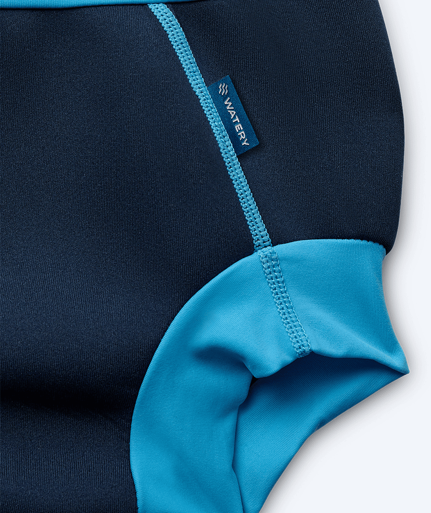 Watery Schwimmwindelhosen für Kinder - Neoprene Swim Nappy - Atlantic Blue