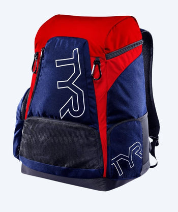 TYR Schwimmrucksack - Alliance Team 45L - Dunkelblau/Rot