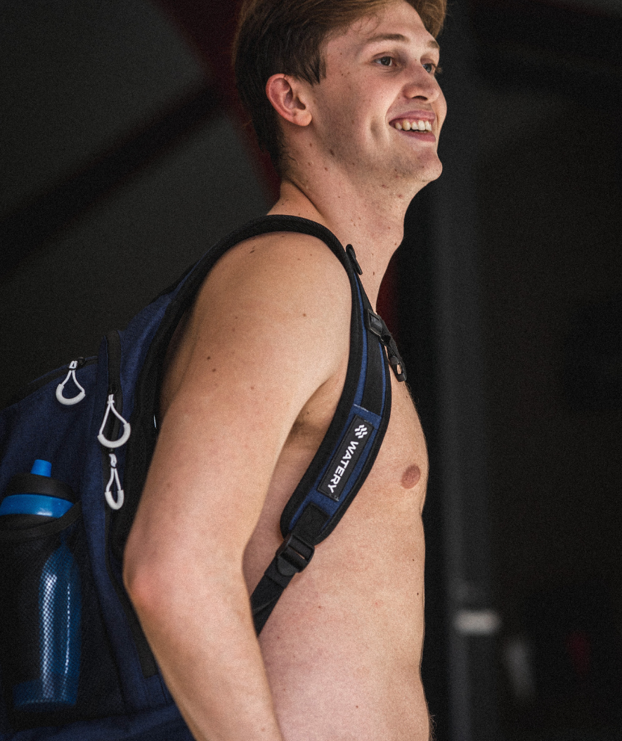 Watery Schwimmrucksack - Viper Elite 45L - Donkerblau/Weiß