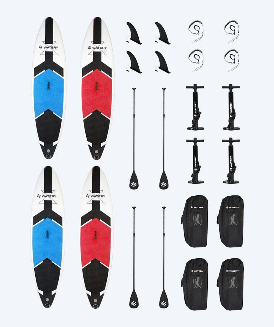 Paketangebot: 4x Watery Global Aufblasbares SUP Board 10'6
