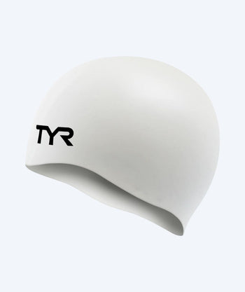TYR Badekappe - Silicone - Weiß