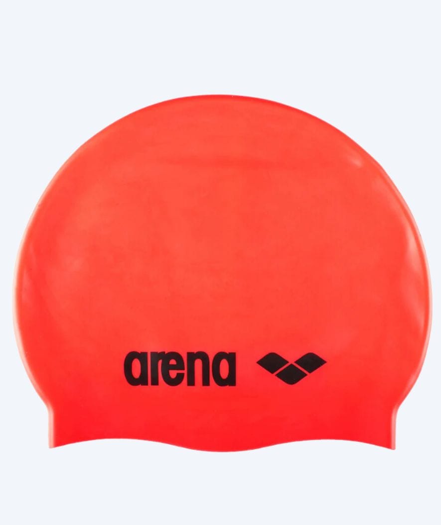 Arena Badekappe - Classic Silicone - Rot/Schwarz