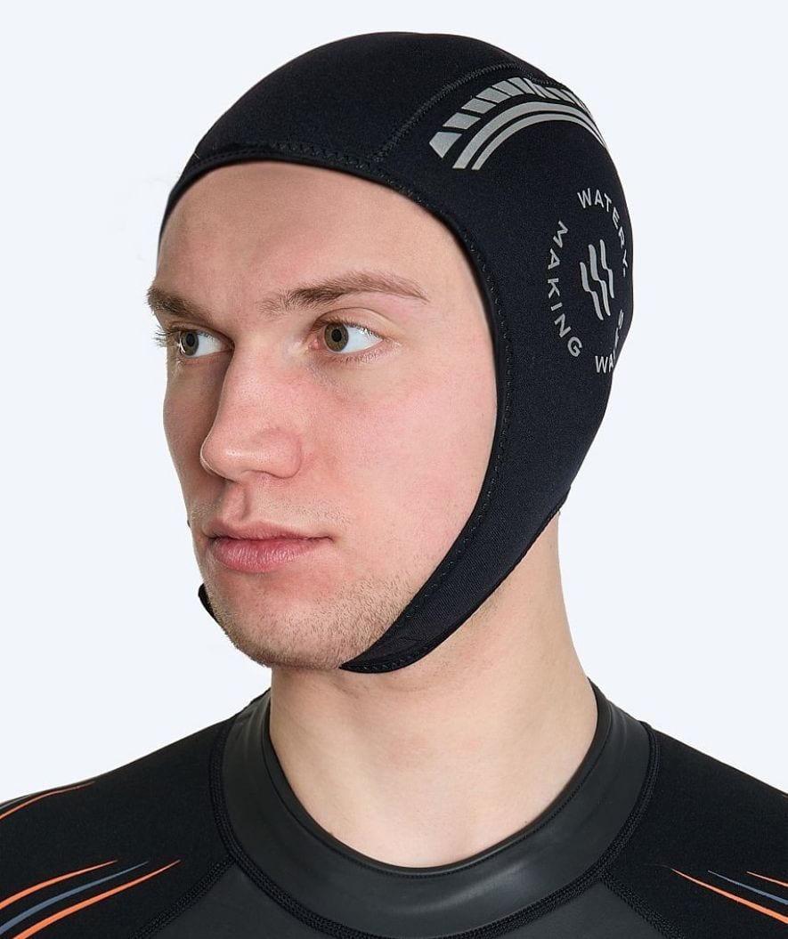 Watery Neoprenhaube - Reptile (3mm) - Schwarz