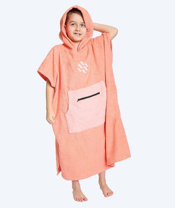 Watery Badeponcho für Junioren (6-15) - Baumwolle - Atlantic Rosa
