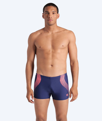 Arena Trunks für Herren - Openings - Dunkelblau/Rot
