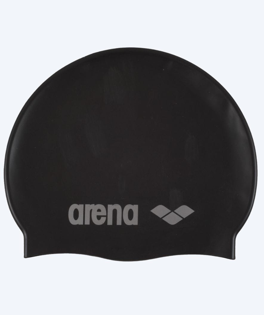 Arena Badekappe für Junioren (6-12) - Classic Silicone - Schwarz