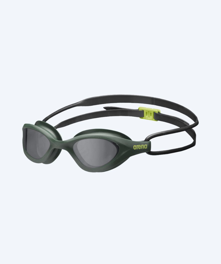 Arena Schwimmbrille für Freizeitschwimmer - 365 - Dunkelgrün (Smoke Scheiben)