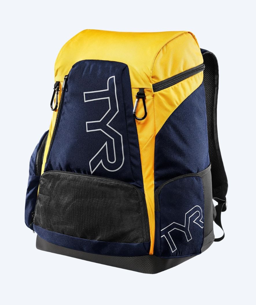TYR Schwimmrucksack - Alliance Team 45L - Donkerblau/Gelb