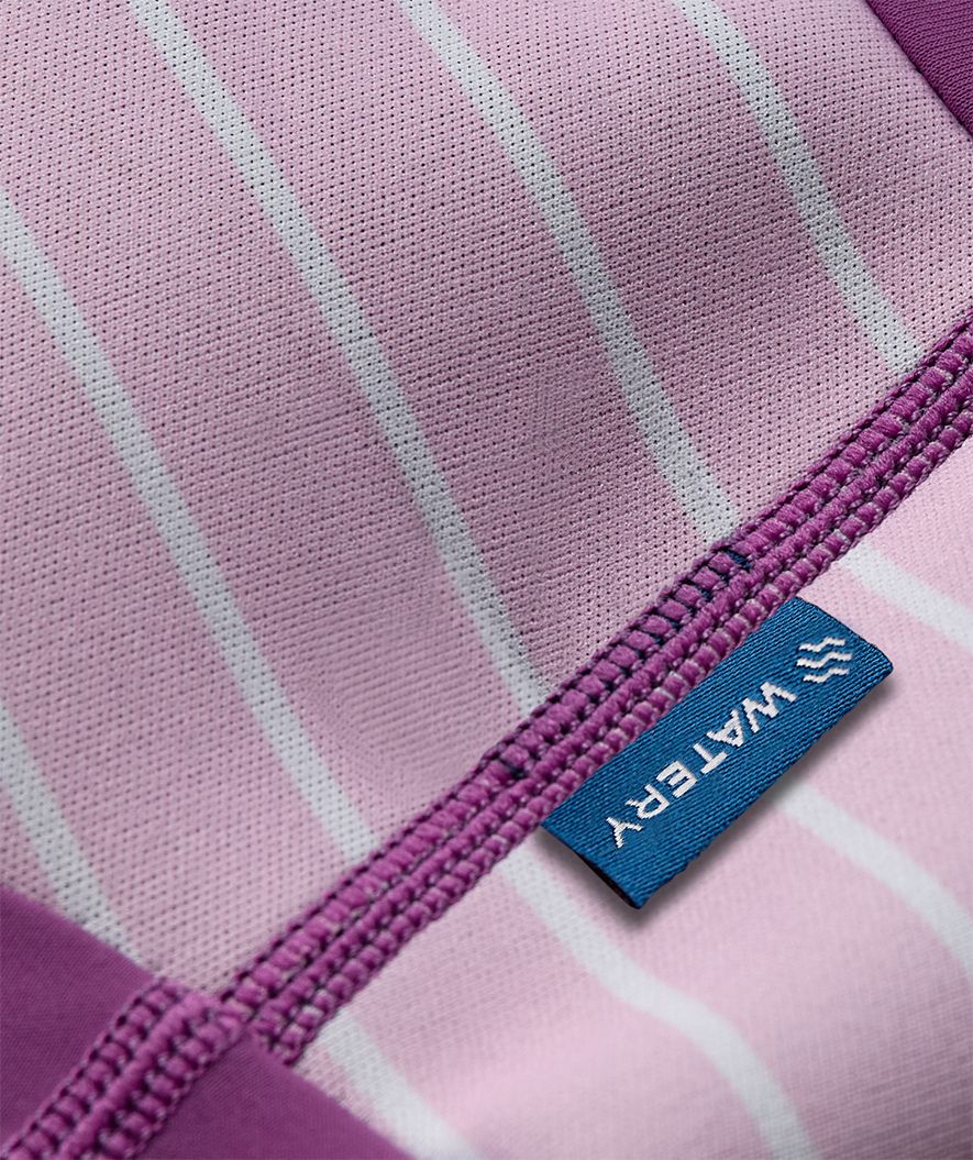 Watery Schwimmwindelhosen für Kinder - Neoprene Swim Nappy - Purple Stripes