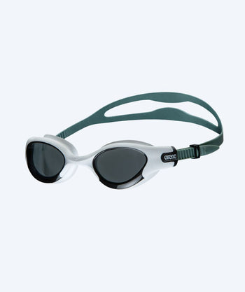 Arena Schwimmbrille für Freizeitschwimmer - The One Plus - Weiß (Smoke Scheiben)