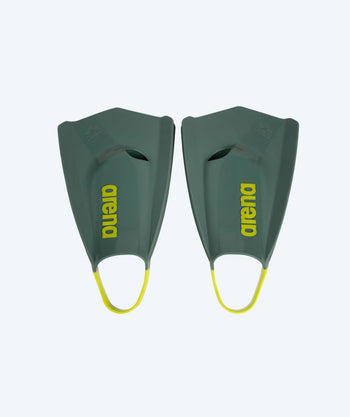 Arena Schwimmflossen - Powerfin Pro || - Dunkelgrün/Gelb (Limited 2026)