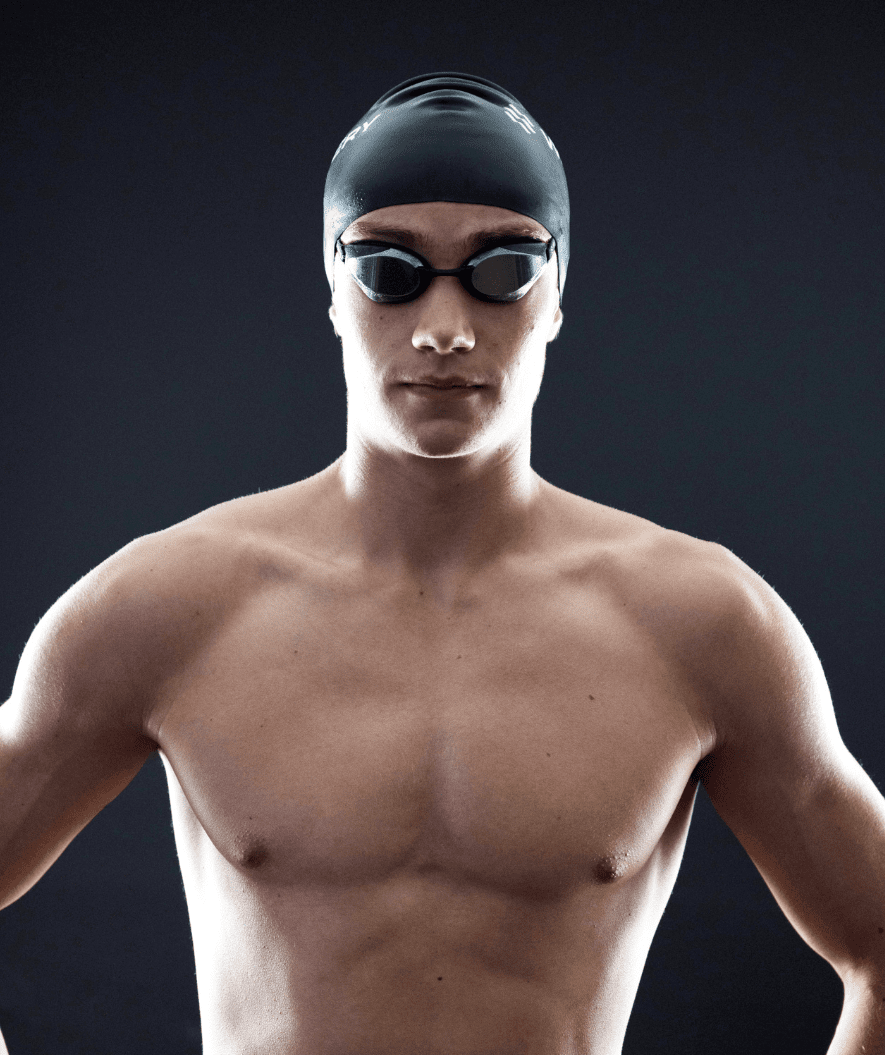Watery Elite Schwimmbrillen - Poseidon Ultra Mirror - Schwarz/Silber