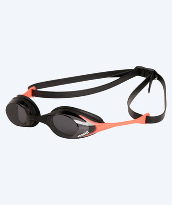 Arena Schwimmbrille - Cobra SWIPE Smoke - Schwarz/Koralle