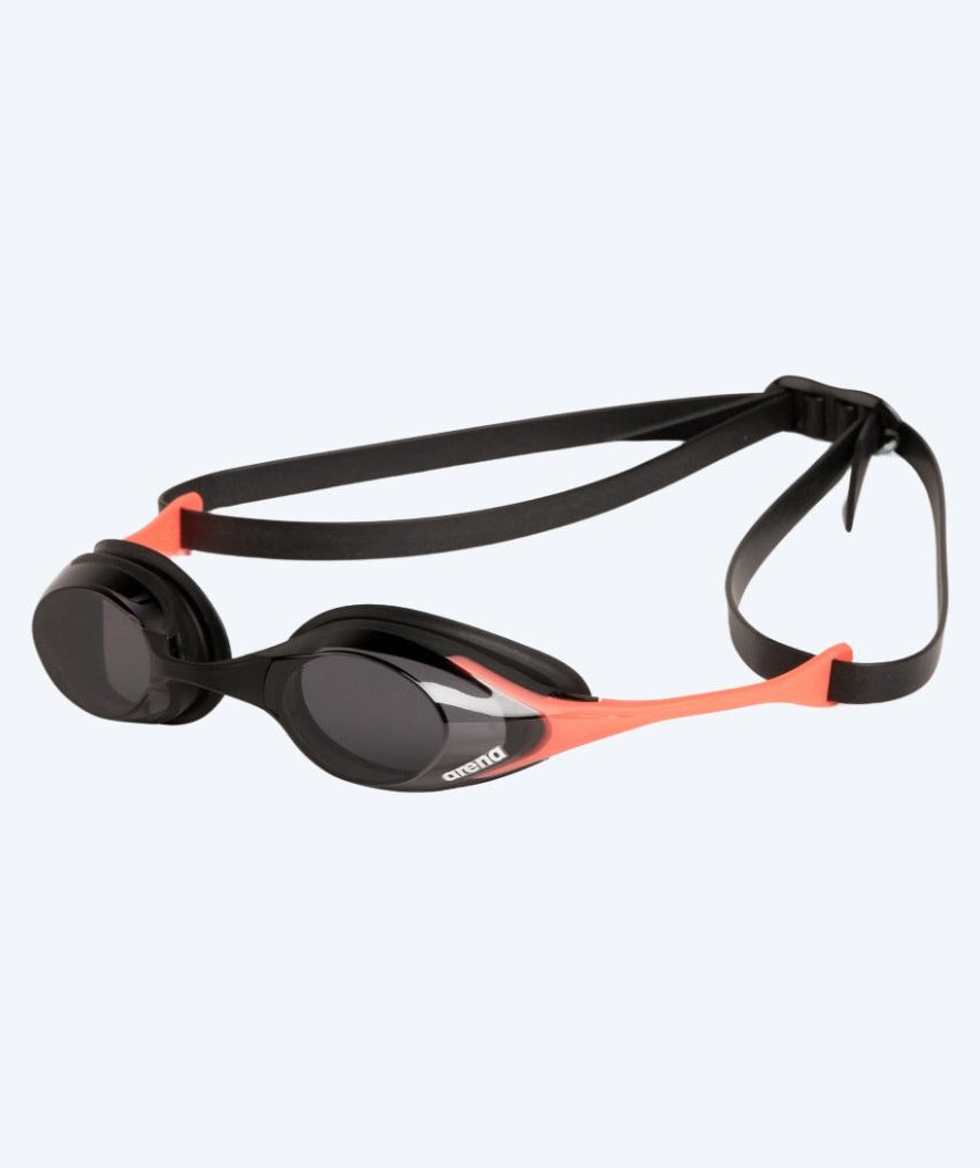 Arena Schwimmbrille - Cobra SWIPE Smoke - Schwarz/Koralle