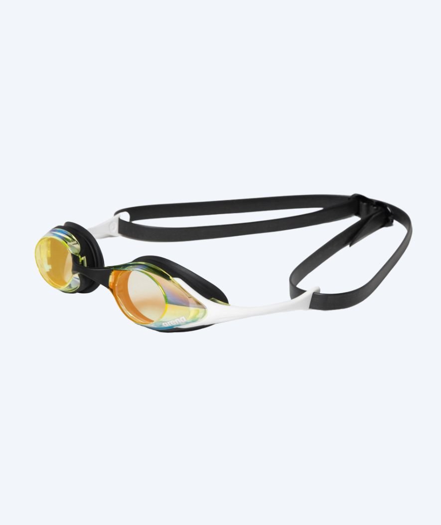 Arena Schwimmbrille - Cobra SWIPE Mirror - Gelb/Weiß