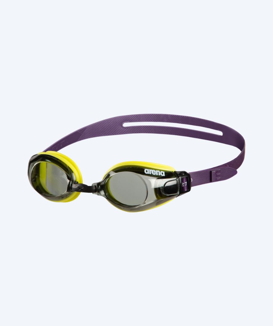 Arena Schwimmbrille für Freizeitschwimmer - Zoom X-Fit - Gelb (Smoke Scheiben)