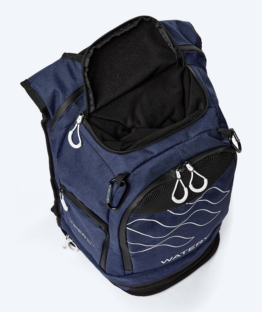 Watery Schwimmrucksack - Viper Elite 45L - Donkerblau/Weiß