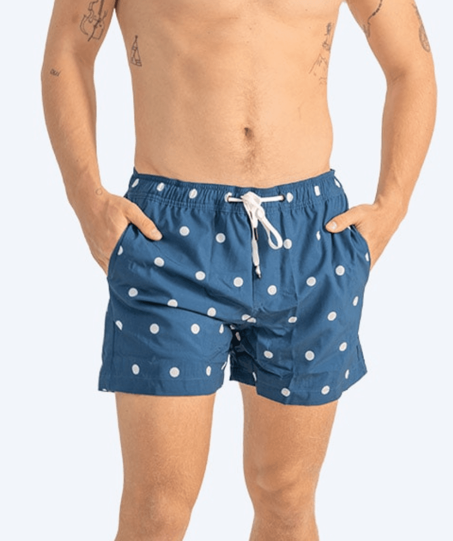 Watery Badeshorts für Herren - Clifford Eco - Donkerblau/Weiß