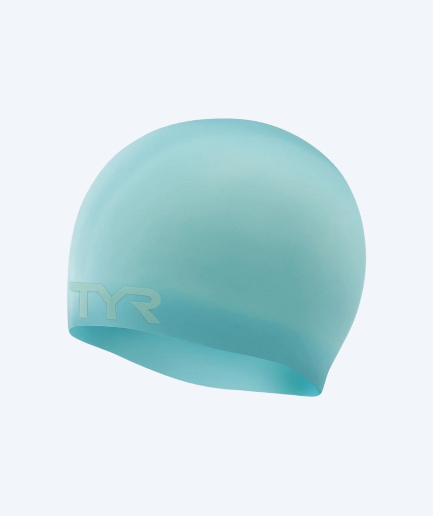 TYR Badekappe - Silicone - Hellblau