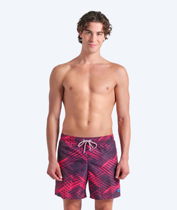 Arena Badeshorts für Herren - Water Prints - Hellrosa