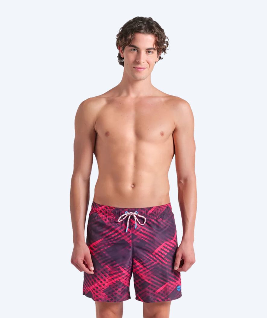 Arena Badeshorts für Herren - Water Prints - Hellrosa