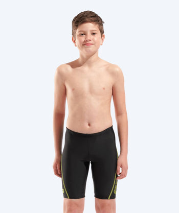 Arena lange Badehose für Jungen - Logo - Schwarz/Grün