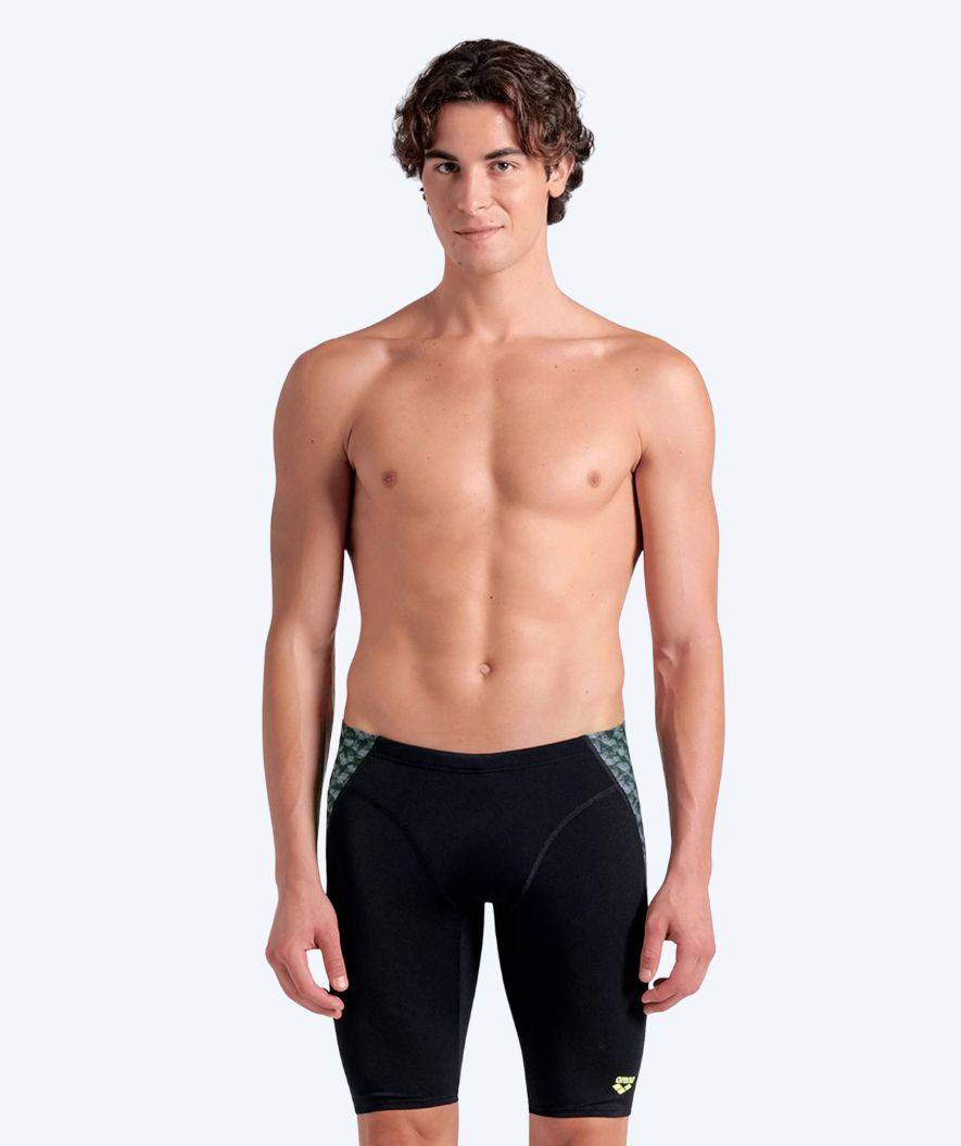 Arena lange Badehose für Herren - Monogram - Schwarz