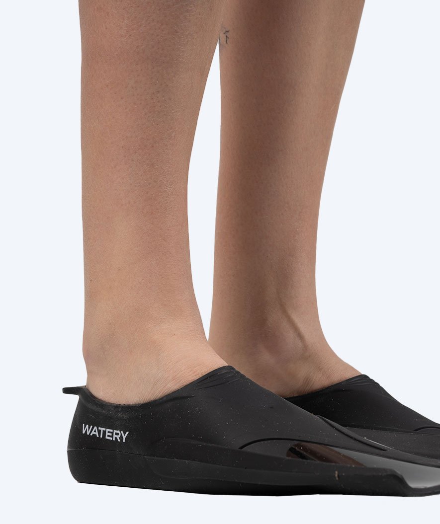Watery Kurzflosse für Schwimmer - Badger Active - Schwarz