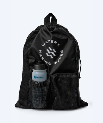 Watery Netzbeutel zum Schwimmen - Ultra Light 40L - Schwarz
