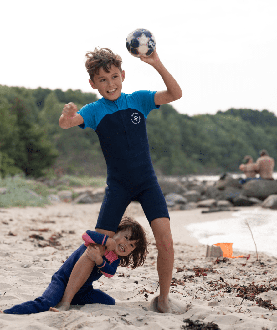 Watery UV Neoprenanzug für Kinder - Calypso Full-Body - Blau/Donkerblau